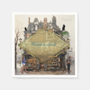 Guardanapo De Papel Vintage Old Amsterdam Art