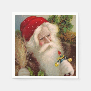 Guardanapo De Papel Vintage Papai Noel 9