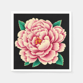 Guardanapo De Papel Vintage Pink Peony Flower
