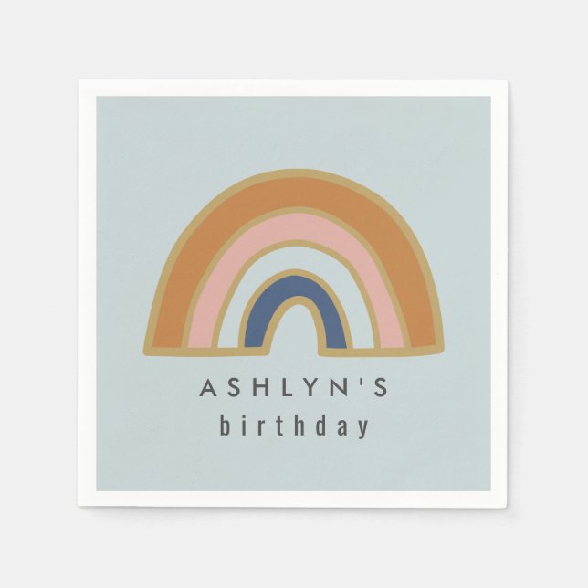 Guardanapo De Papel Vintage Rainbow (Frente)