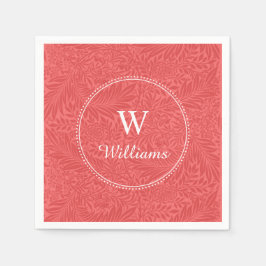 Guardanapo De Papel Vintage Red Larkspur Flor Personalizado