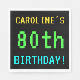 Guardanapo De Papel Vintage/Retro Jogo de Vídeo de Divertimento