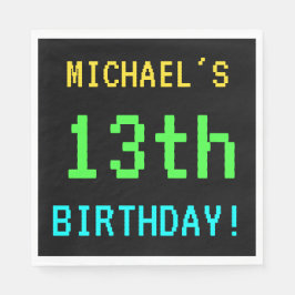 Guardanapo De Papel Vintage/Retro Jogo de Vídeo de Divertimento