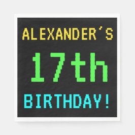 Guardanapo De Papel Vintage/Retro Jogo de Vintage Divertido - 17º Aniv