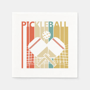 Guardanapo De Papel Vintage Retro Pickleball