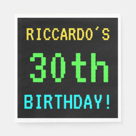 Guardanapo De Papel Vintage/Retro Video Game de Diversão aniversário d