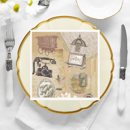 Guardanapo De Papel Vintage Romantic Paper Napkins
