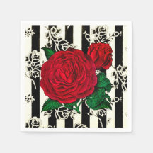 Vintage Rosa Paper Napkins