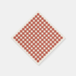 Guardanapo De Papel Vintage Ruby Stripes Recepção de casamento Napkins
