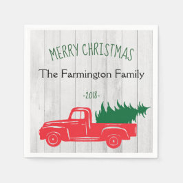 Guardanapo De Papel Vintage Rustic Persontic Christmas Napkins