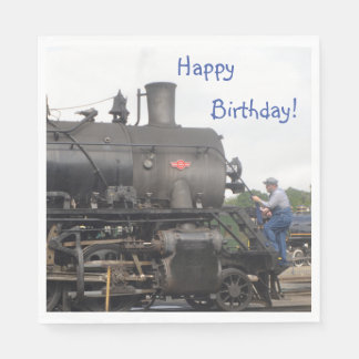 Guardanapo De Papel Vintage Steam Train