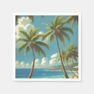 Guardanapo De Papel Vintage Style Havaiano Viagem Aloha Do Havaí