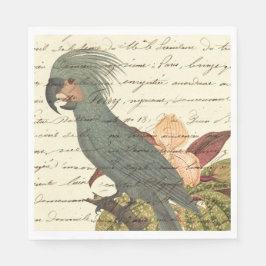 Guardanapo De Papel Vintage Tropical Parrot