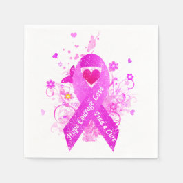 Guardanapo De Papel Vintagem de Fita Rosa