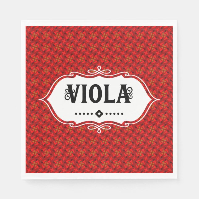 Guardanapo De Papel Viola Emblem (Frente)
