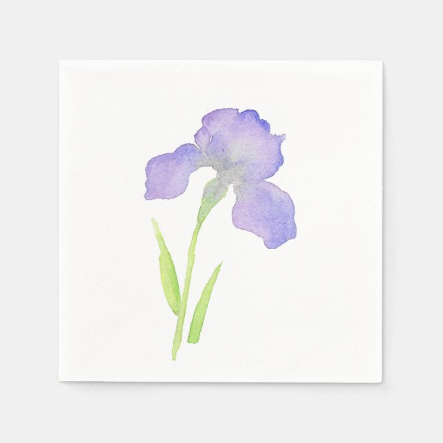 Guardanapo De Papel Violet Iris (Frente)