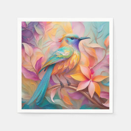 Guardanapo De Papel Violet Throed Songbird Fantasy Bird