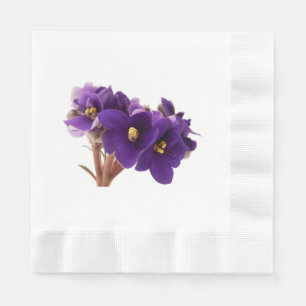 Guardanapo De Papel Violeta africana