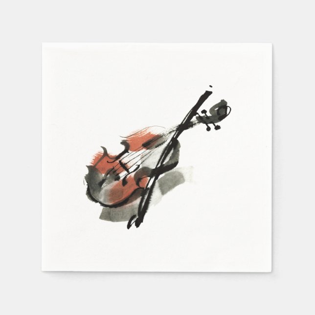 Guardanapo De Papel Violino (Frente)