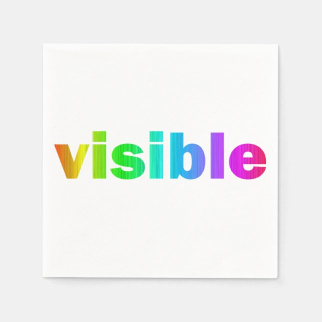 Guardanapo De Papel Visível (Frente)