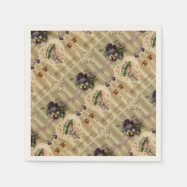 Guardanapo De Papel Vitoriano Vintage - Dia de os namorados Napkins
