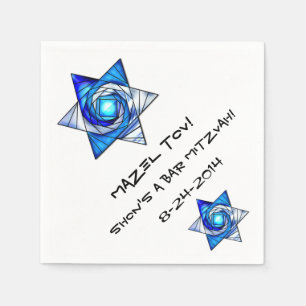Guardanapo De Papel Vitral Magen David (personalizado)