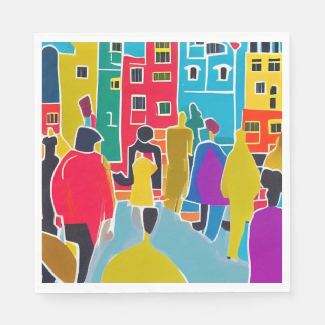 Guardanapo De Papel Vizinhos (Frente)