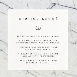 Guardanapo De Papel Você Conhecia Fatos De Noivado?