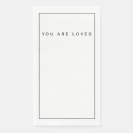 Guardanapo De Papel Você é amado