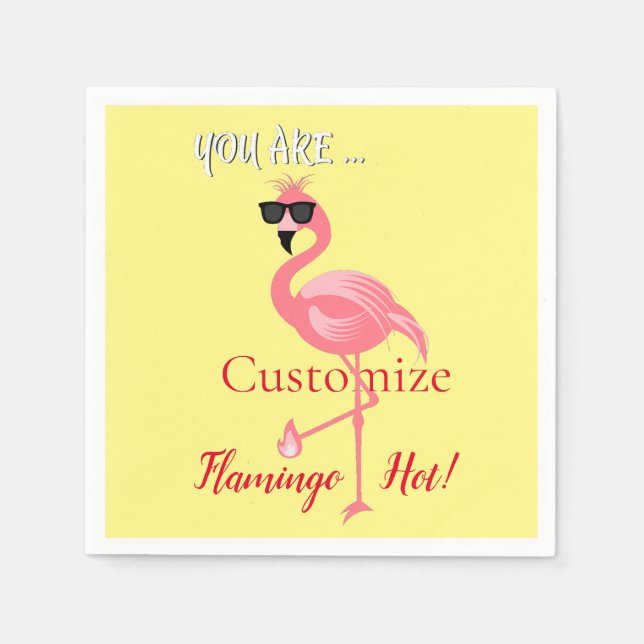 Guardanapo De Papel Você É Flamingo Hot Thunder_Cove (Frente)