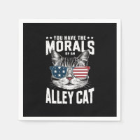 Você Tem a Moral de um Gato de Rua Piada engraçada
