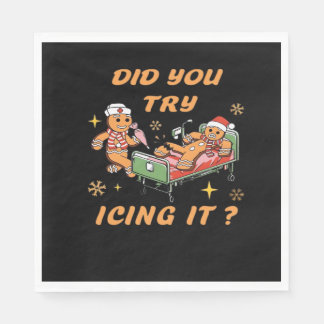 Guardanapo De Papel Você Tentou Içar, Enfermeira Natal, Gingerpão