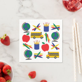 Guardanapo De Papel Voltar ao papel escolar Napkins