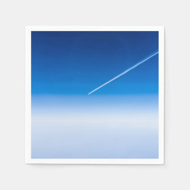 Guardanapo De Papel Voo acima das nuvens (Frente)