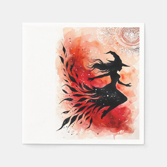 Guardanapo De Papel Voo Da Sombra Escarlate (Frente)