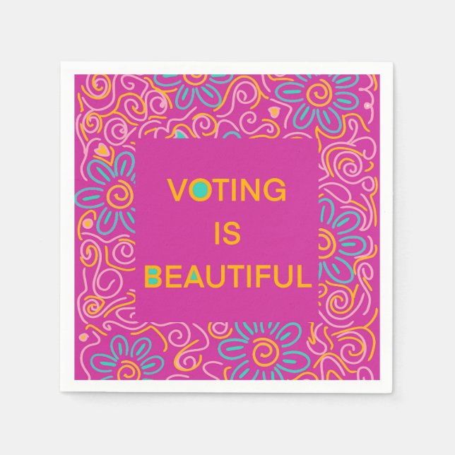 Guardanapo De Papel Votação de Napkin (Frente)