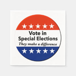 Guardanapo De Papel Votar Eleições Especiais