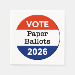 Guardanapo De Papel Vote Paper Ballots 2026 Midterm Election Paper Cup