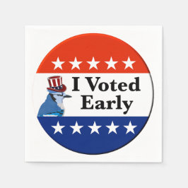 Guardanapo De Papel Votei No Início De 2026 Eleições