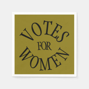 Guardanapo De Papel Votos para mulheres 100 de 19o anos grupo da