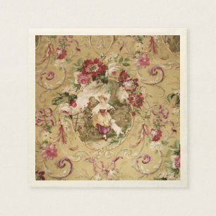 Guardanapo De Papel Wallpaper floral vitoriano