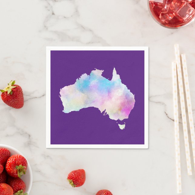 Guardanapo De Papel Watercolor Austrália (Insitu)