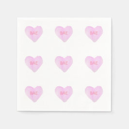 Guardanapo De Papel Watercolor Convo Heartz Bae Napkins