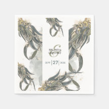 Watercolor Eucalyptus Deixa Casamento Verde