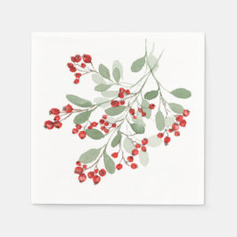 Guardanapo De Papel Watercolor Holly