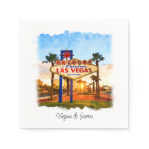 Watercolor Las Vegas - Sinal Casamento