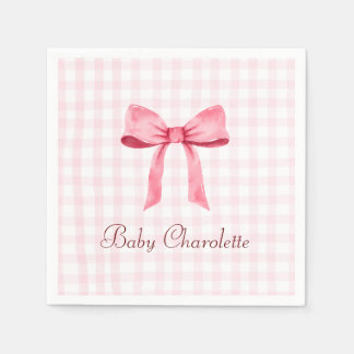 Guardanapo De Papel Watercolor Linda Gingham Clássica Gingham - Arco R