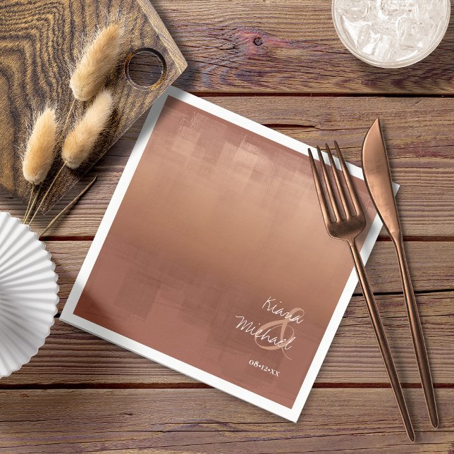 Guardanapo De Papel Watercolor Refletions Wedding Clay ID774 (Criador carregado)