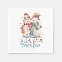 Watercolor Snowman