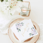Guardanapo De Papel Watercolor Vino Antes do Chá de panela das Flores<br><div class="desc">Essa coleção ressalta a beleza das delicadas orquídeas roxas e das grandiosas folhas de cor d'água, belamente acompanhadas de uma elegante fonte caligráfica. Para personalizar os detalhes, basta clicar em "Personalizar". Você tem a liberdade de personalizar todos os elementos, ajustando facilmente a posição do texto e das imagens, bem como...</div>